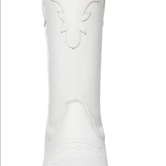 NWT Steve Madden White Laredo Western boot+Cowboy+Cowgirl Boot+Leather+7+7.5+8 - Picture 3 of 4